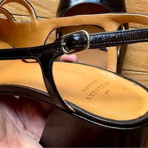 Sezane Paula Babies Mary Jane Slingbacks Black Patent Leather size 11 - Picture 4 of 7